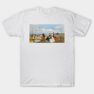 An Afternoon on the Beach by Francesc Miralles T-Shirt